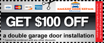 Garage repair coupon in Monroe